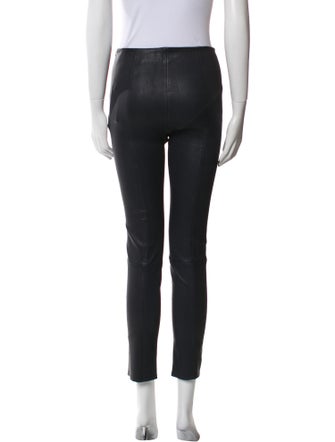 Theory Lamb Leather Skinny Leg Pants
