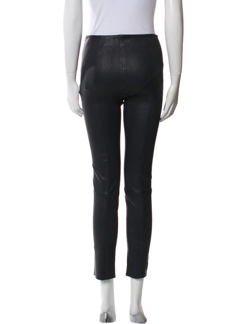 Theory Lamb Leather Skinny Leg Pants