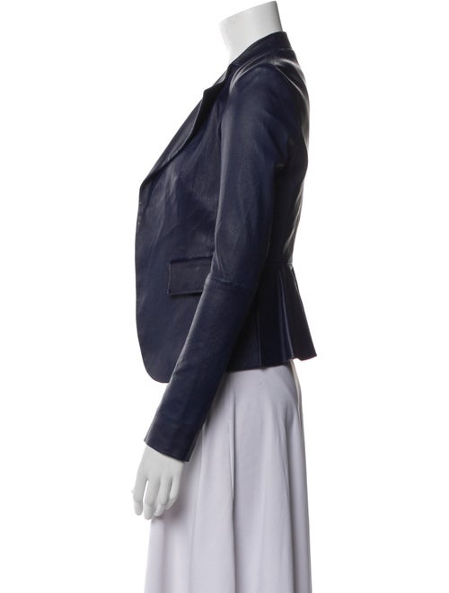 Theory Lamb Leather Blazer