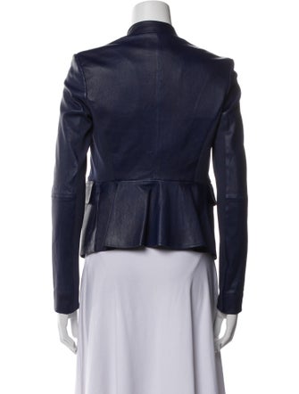 Theory Lamb Leather Blazer