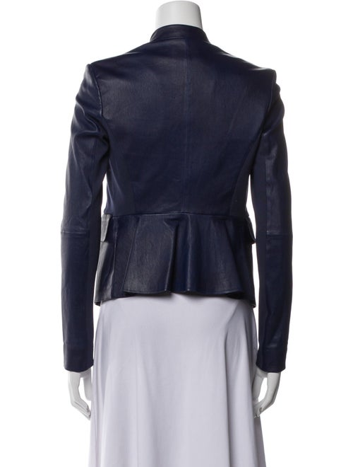 Theory Lamb Leather Blazer