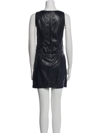 Theory Scoop Neck Mini Dress