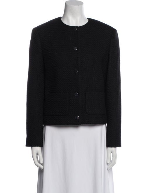 Theory Wool Tweed Pattern Evening Jacket