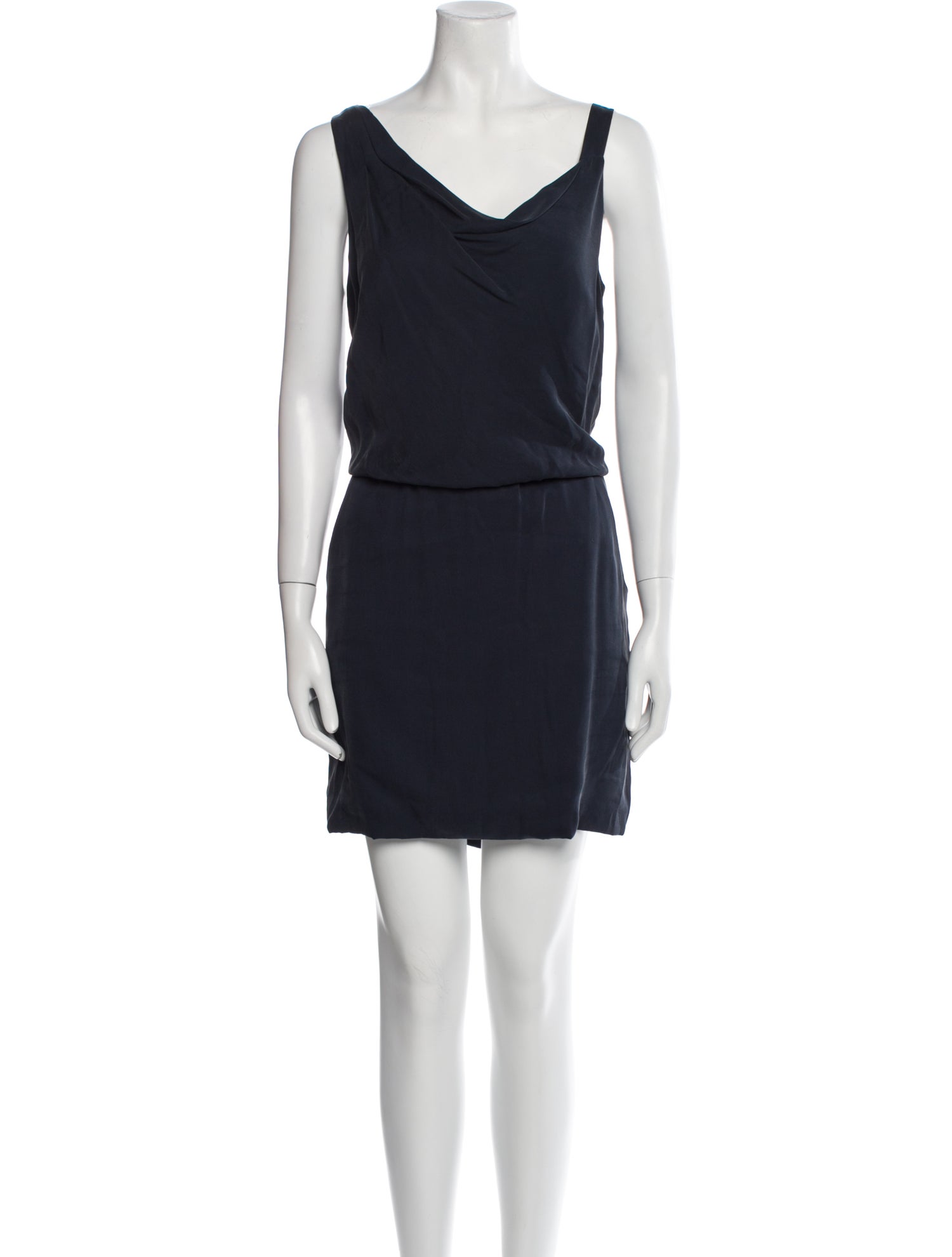 Theory Cowl Neck Mini Dress