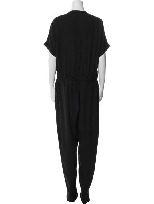 Theory Silk Crew Neck Jumpsuit