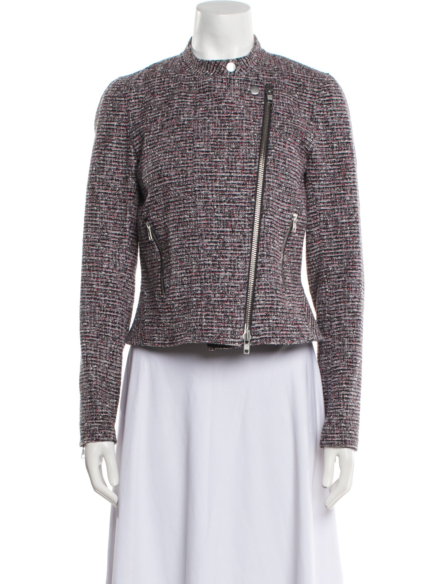 Theory Kinde Tweed Pattern Evening Jacket