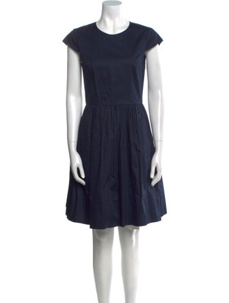 Theory Crew Neck Knee-Length Dress