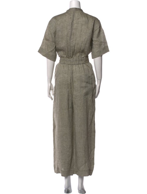 Theory Hemp Mock Neck Jumpsuit
