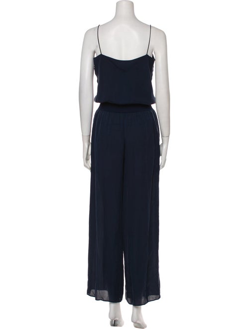 Theory Silk Scoop Neck Jumpsuit