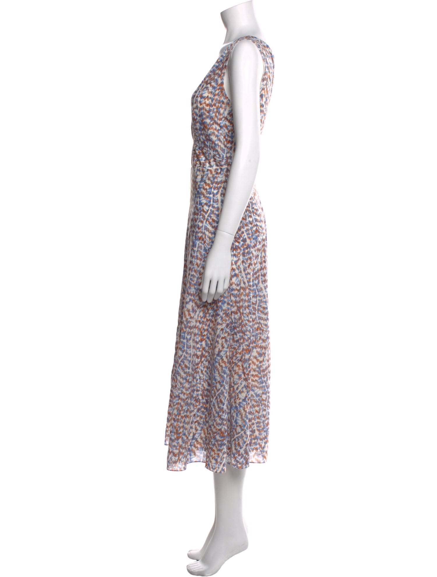 Theory Printed Long Dress