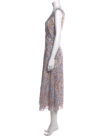 Theory Printed Long Dress