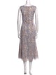 Theory Printed Long Dress