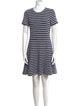 Theory Striped Mini Dress