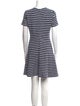 Theory Striped Mini Dress