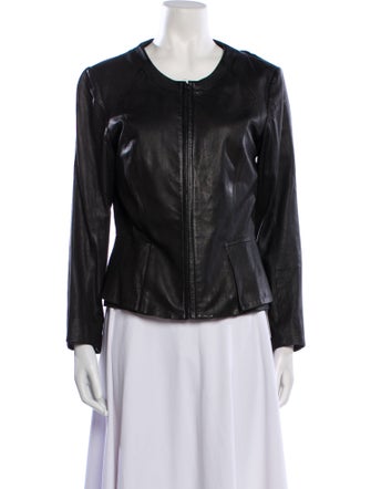 Theory Leather Biker Jacket