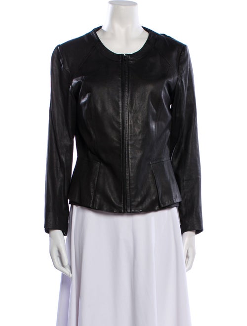 Theory Leather Biker Jacket