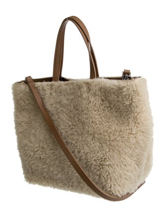Theory Shearling Shoulder Bag