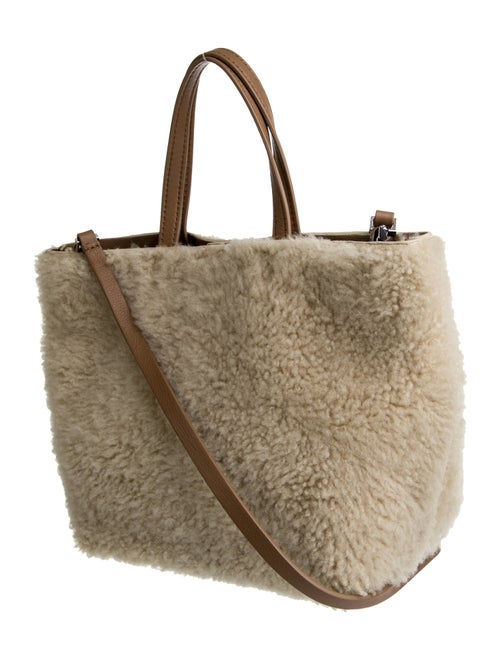 Theory Shearling Shoulder Bag