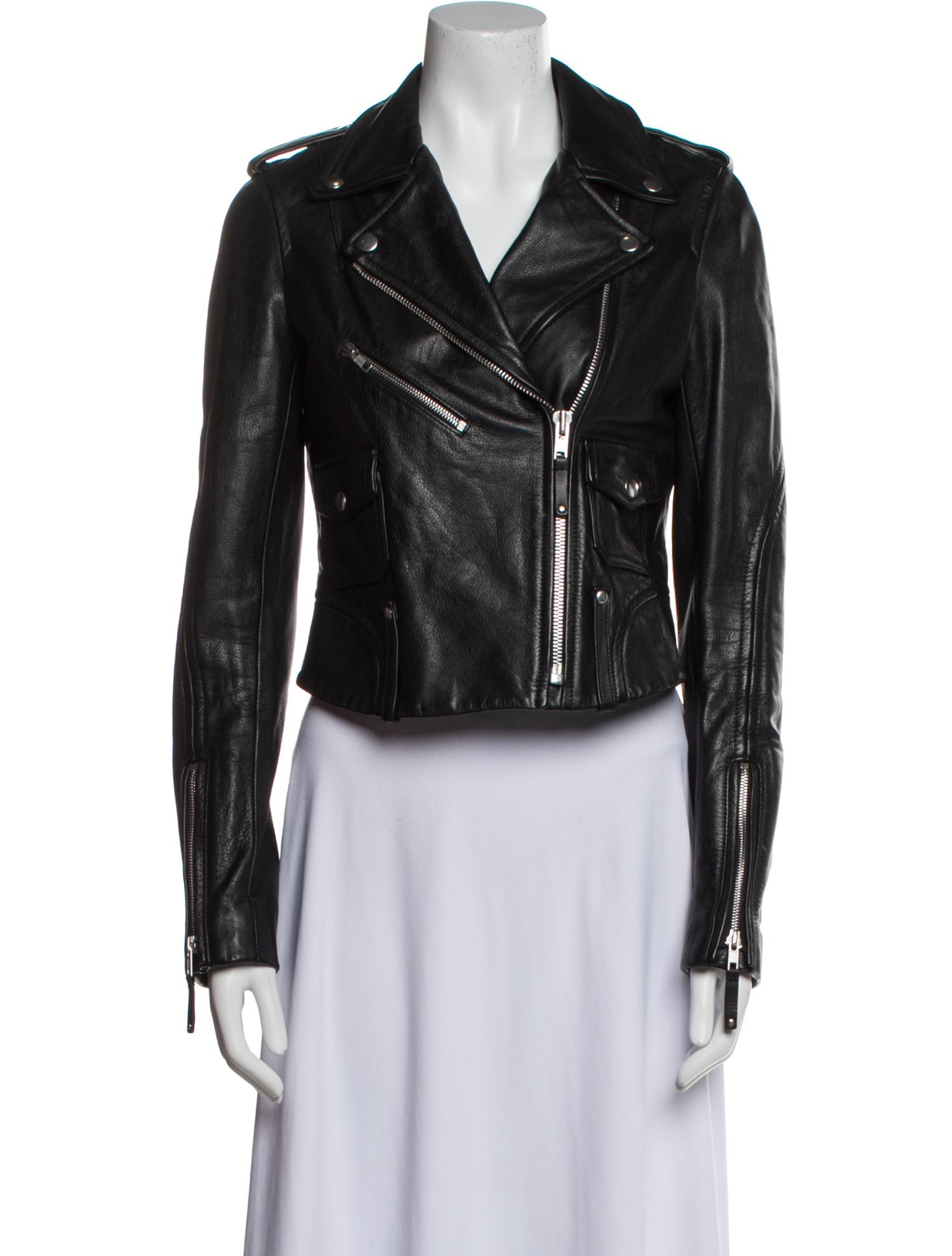 Theory Leather Biker Jacket