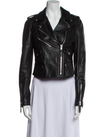 Theory Leather Biker Jacket