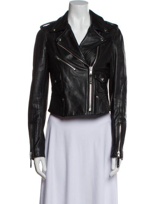 Theory Leather Biker Jacket