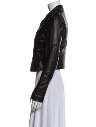 Theory Leather Biker Jacket