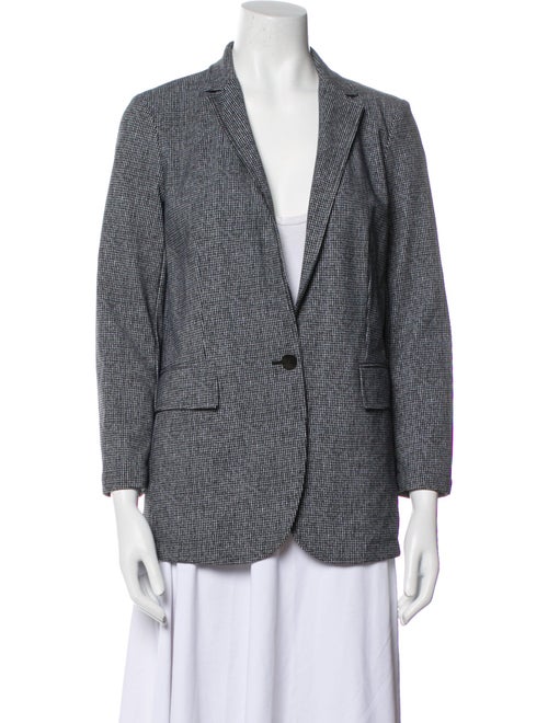 Theory Plaid Print Blazer