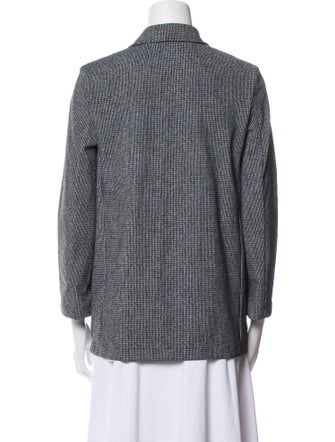 Theory Plaid Print Blazer