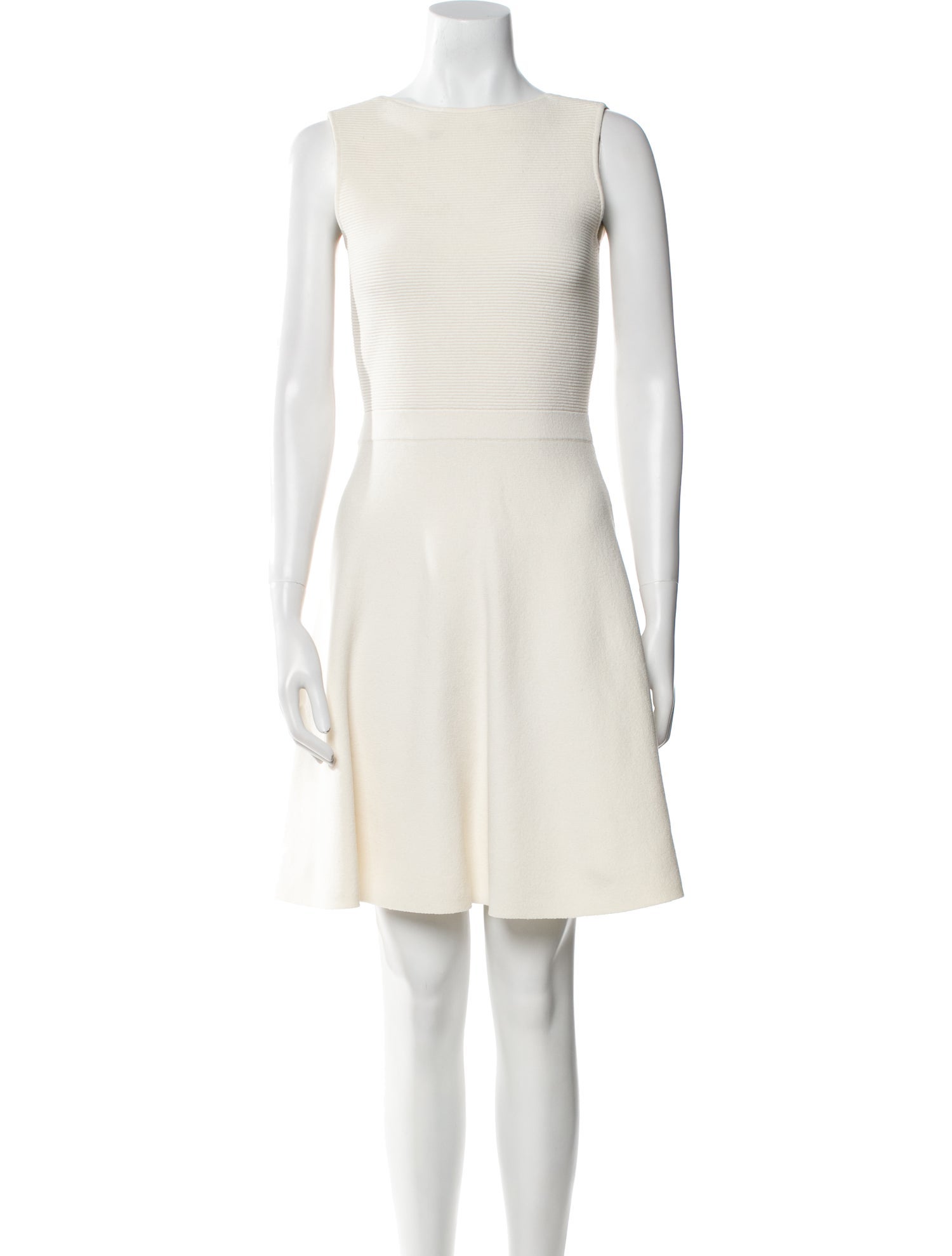 Theory Bateau Neckline Mini Dress