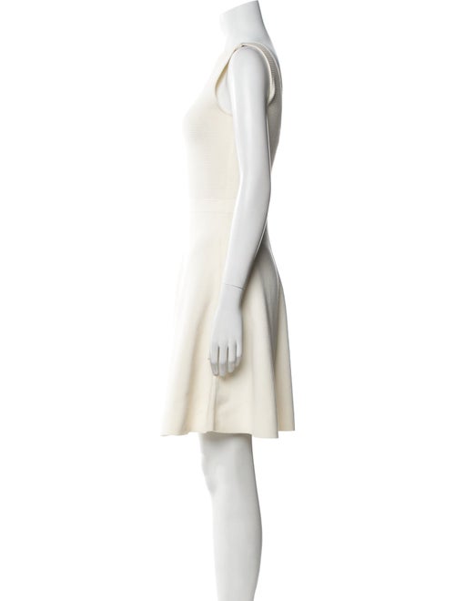 Theory Bateau Neckline Mini Dress