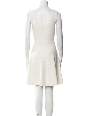 Theory Bateau Neckline Mini Dress