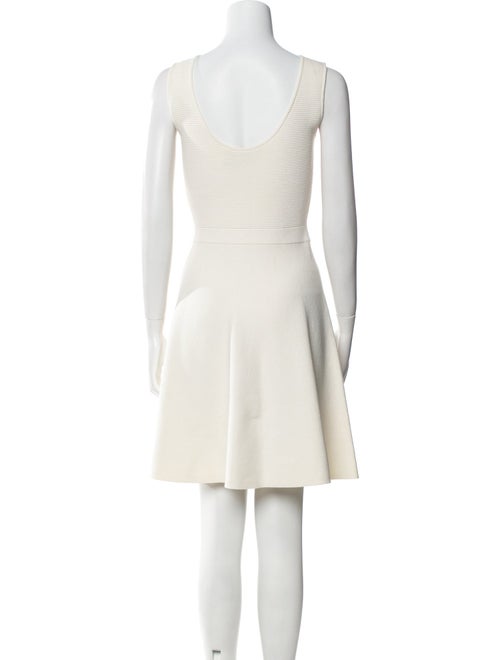 Theory Bateau Neckline Mini Dress