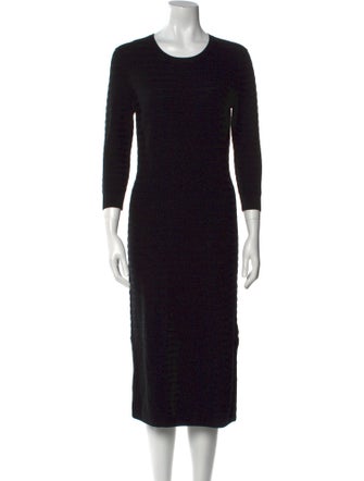 Theory Crew Neck Midi Length Dress