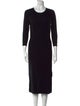 Theory Crew Neck Midi Length Dress