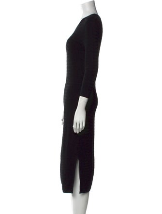 Theory Crew Neck Midi Length Dress