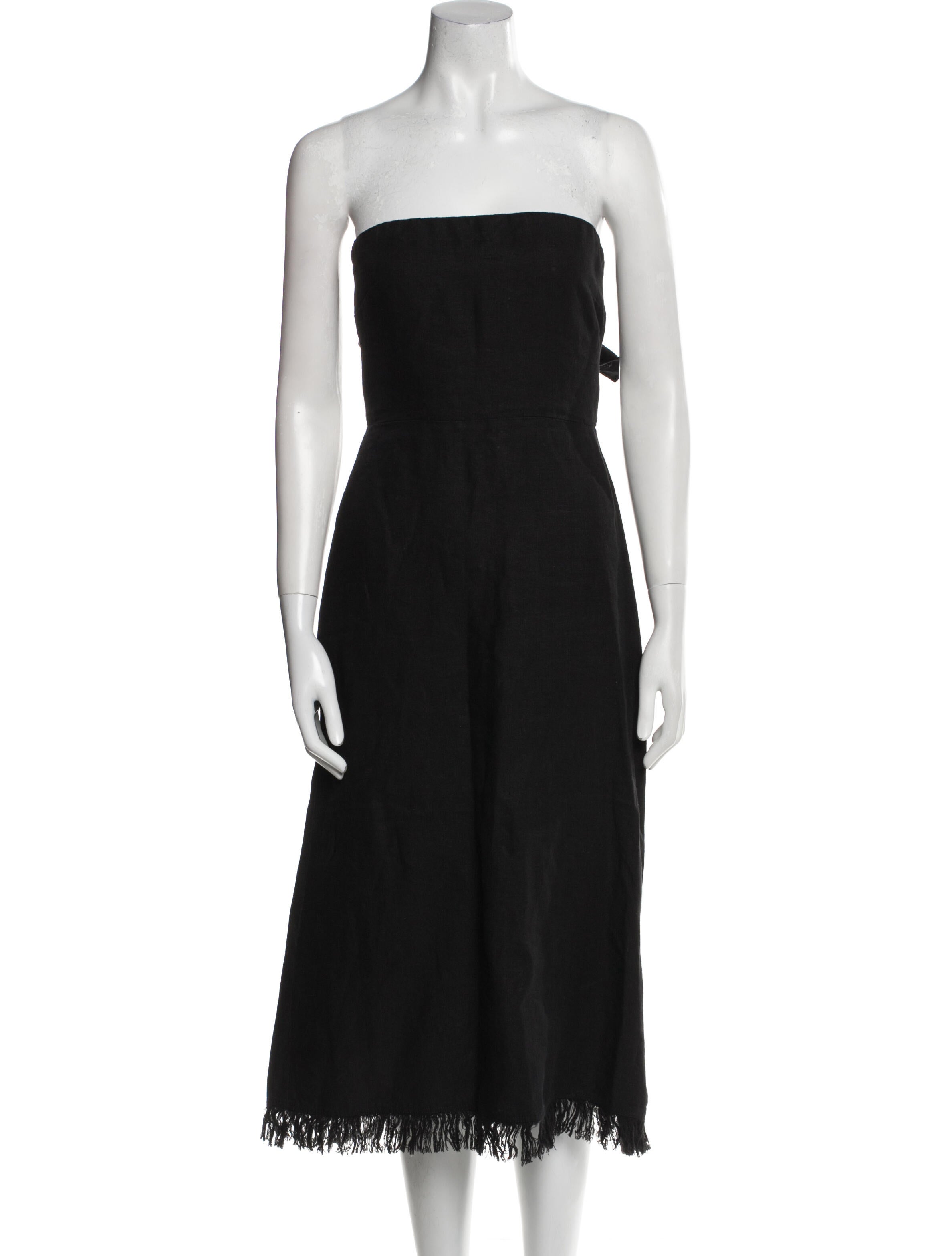 Theory Linen Midi Length Dress