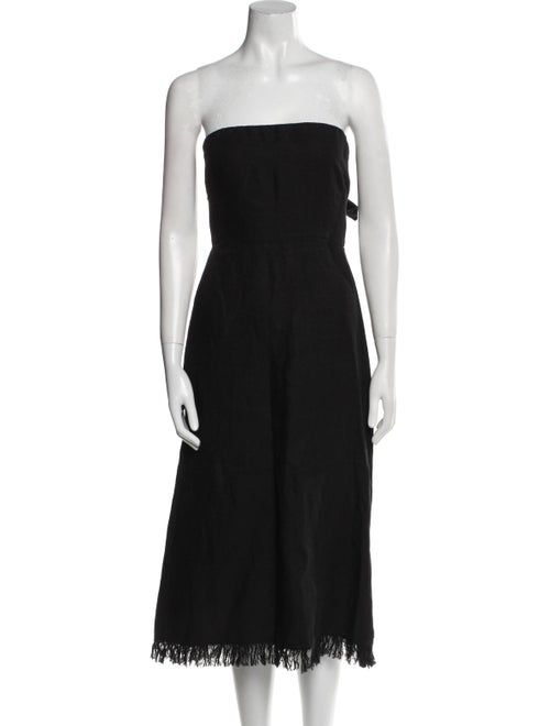 Theory Linen Midi Length Dress