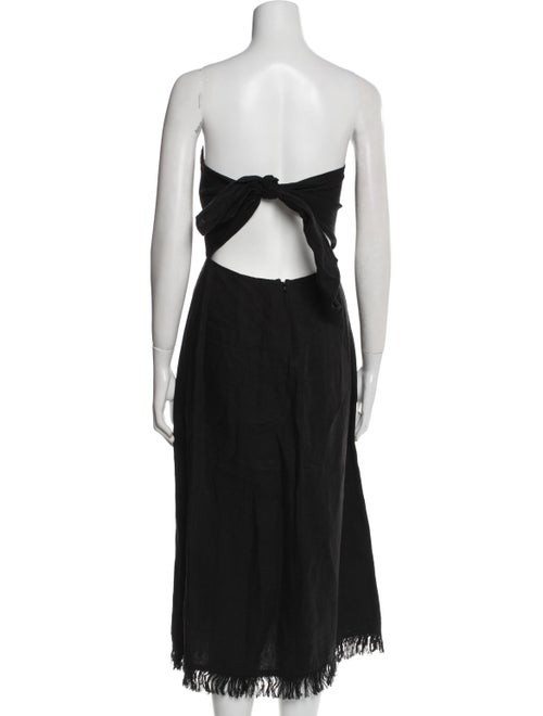 Theory Linen Midi Length Dress