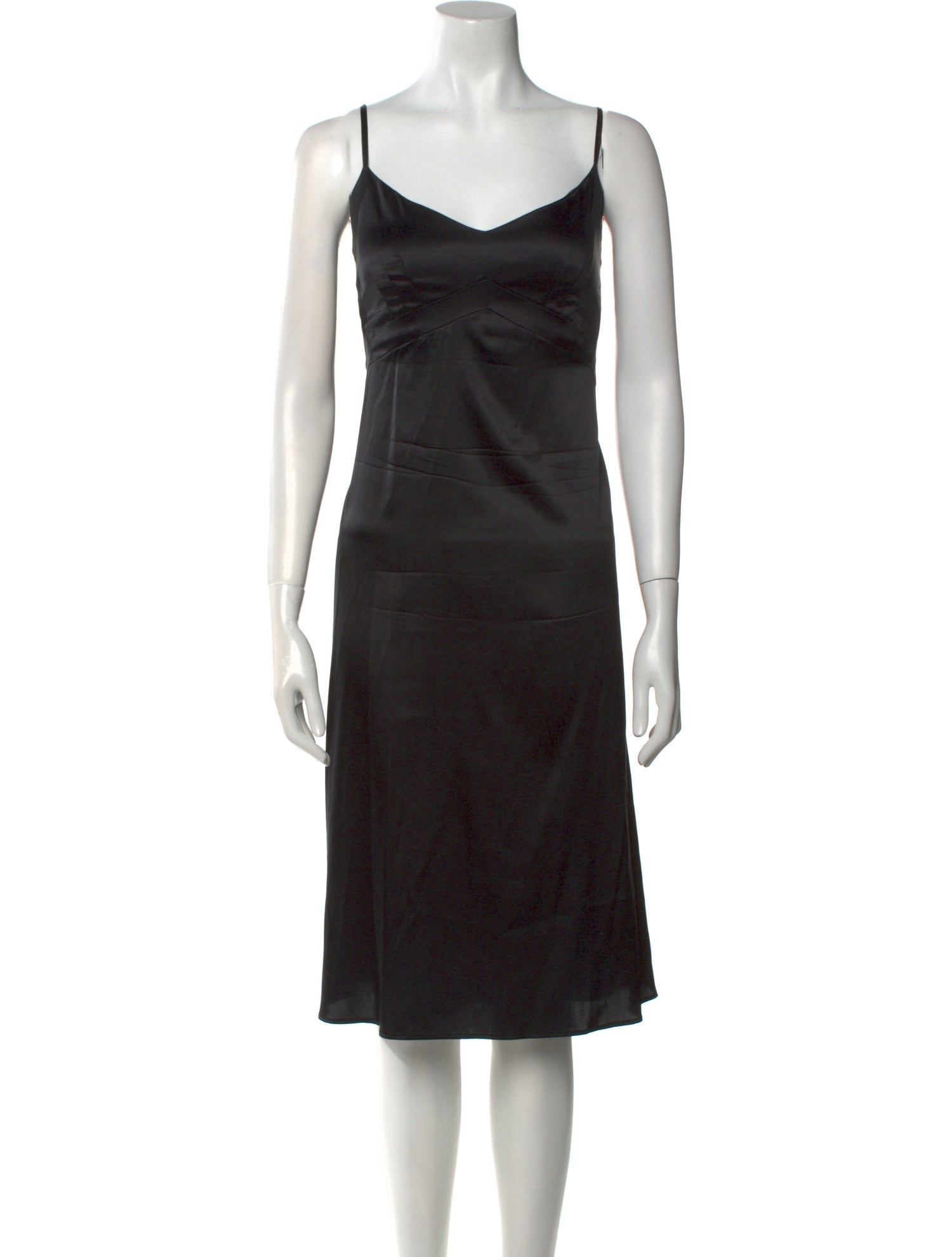 Theory V-Neck Midi Length Dress