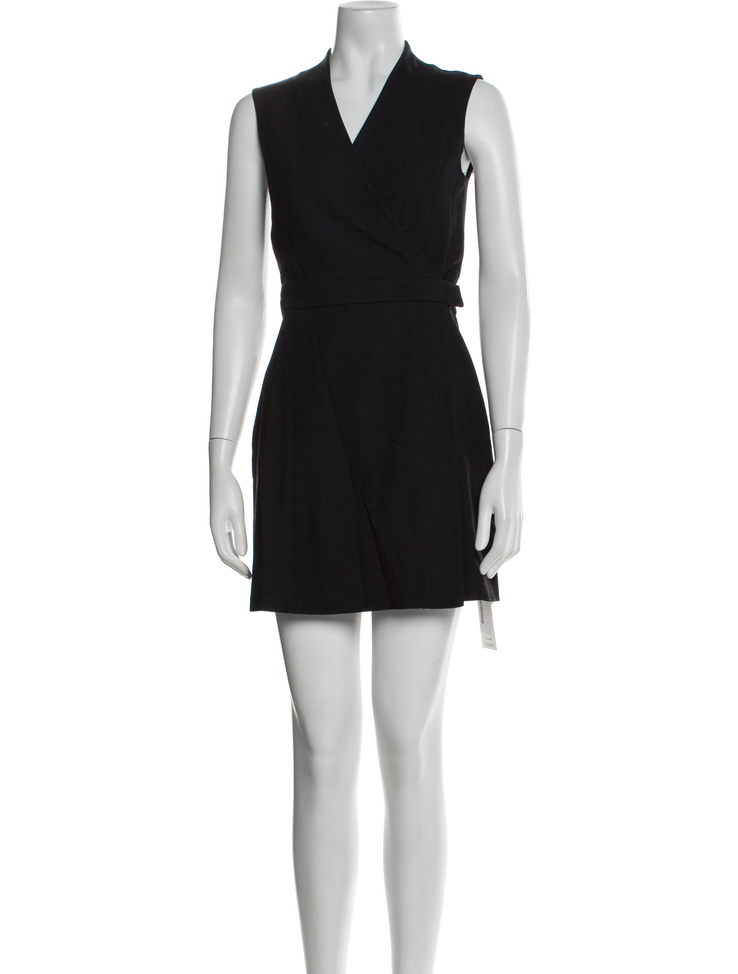 Theory V-Neck Mini Dress