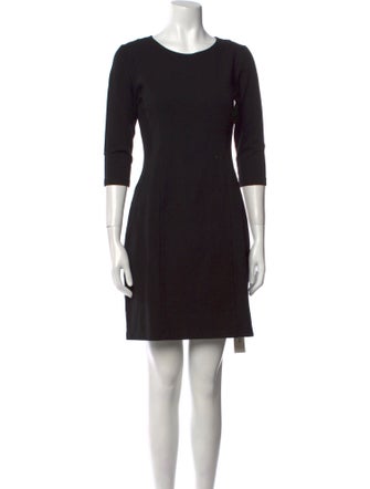 Theory Scoop Neck Mini Dress