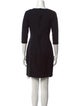 Theory Scoop Neck Mini Dress