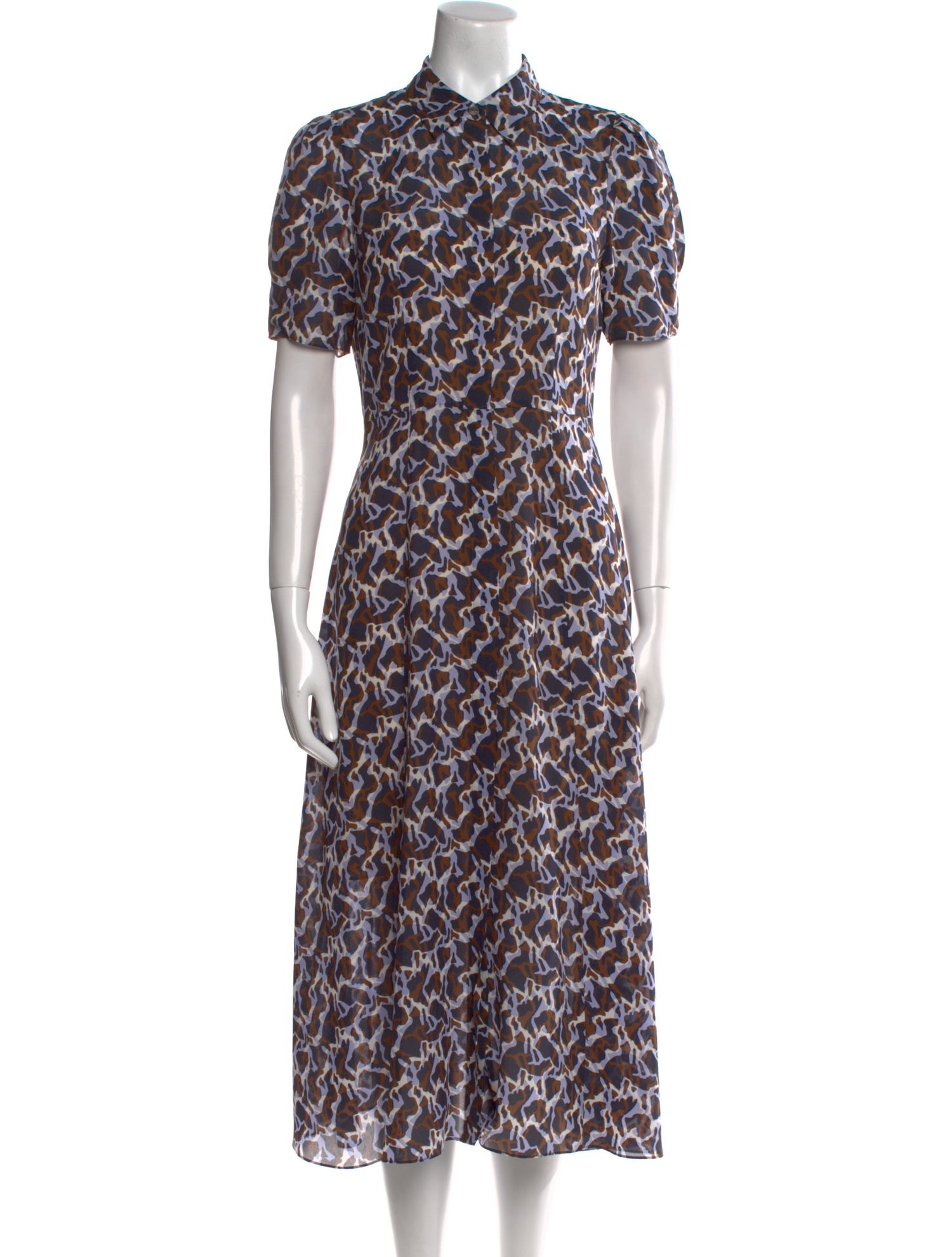 Theory Silk Midi Length Dress