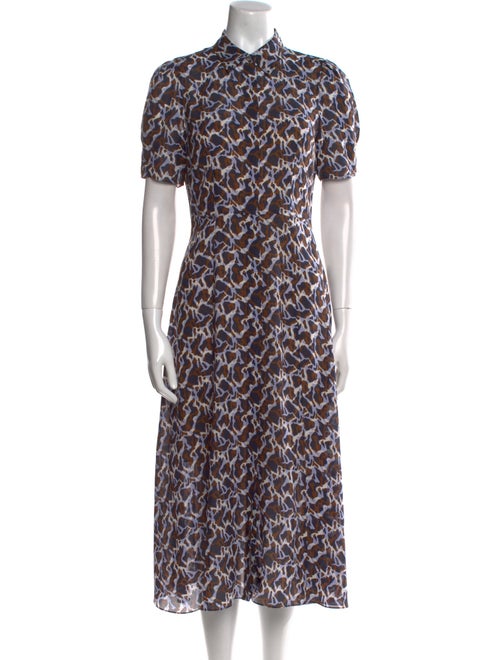 Theory Silk Midi Length Dress