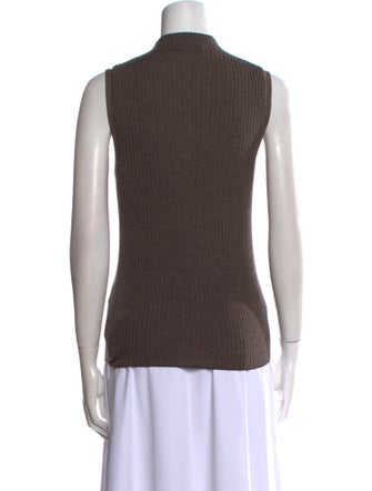 Theory Wool Mock Neck Sweater