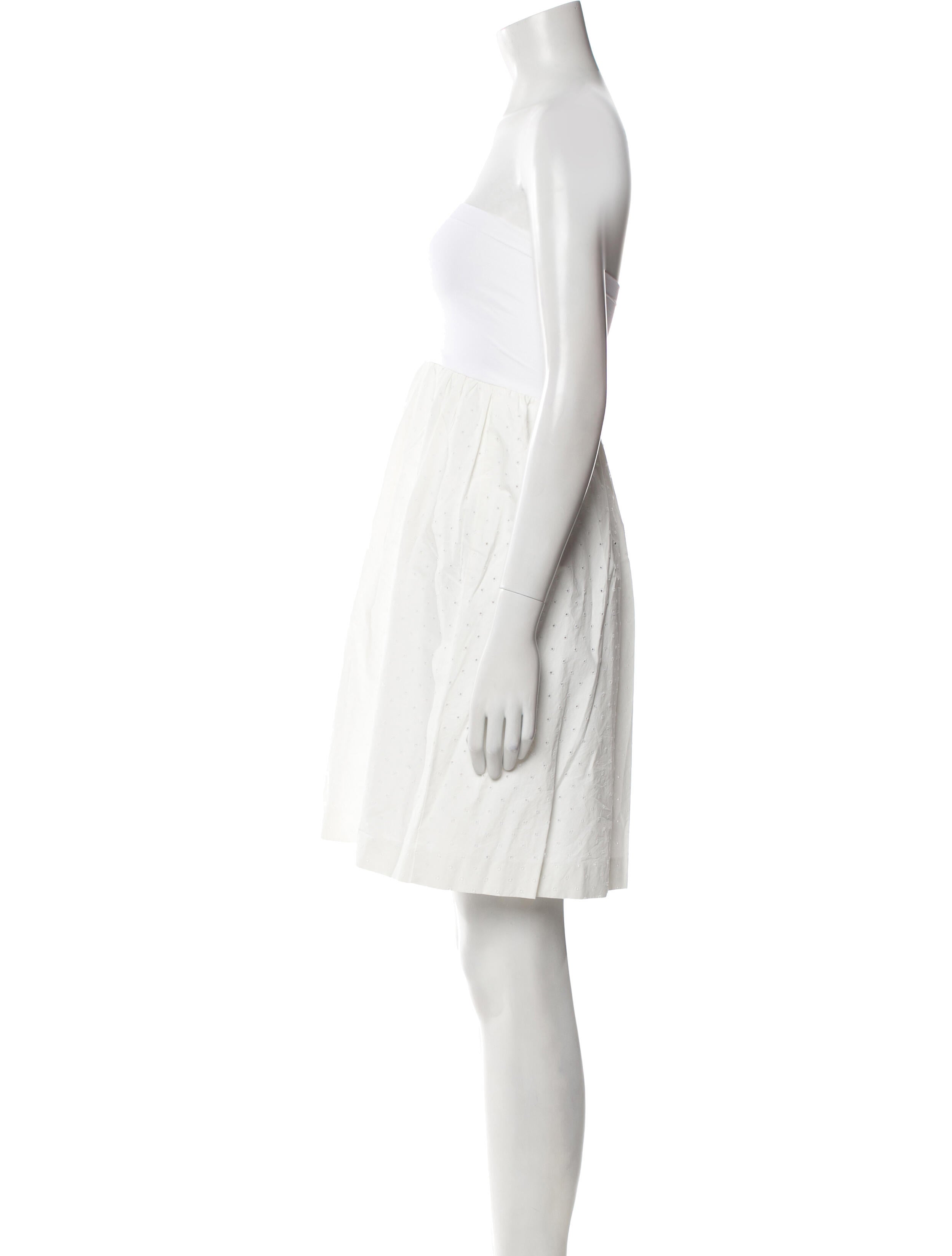 Theory Strapless Mini Dress