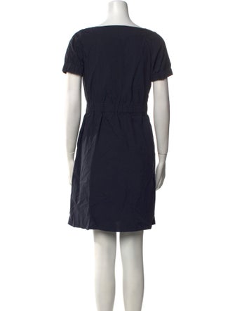 Theory Bateau Neckline Mini Dress