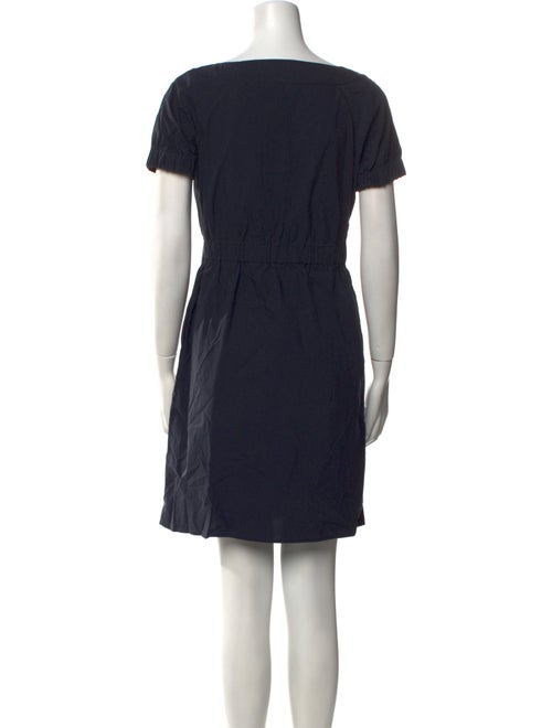 Theory Bateau Neckline Mini Dress