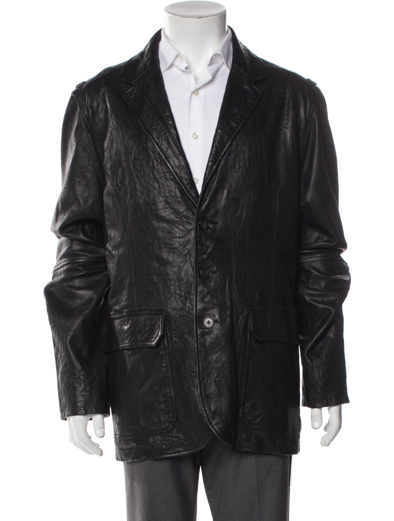 Theory Leather Coat