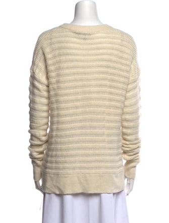 Theory Cashmere Striped Sweater